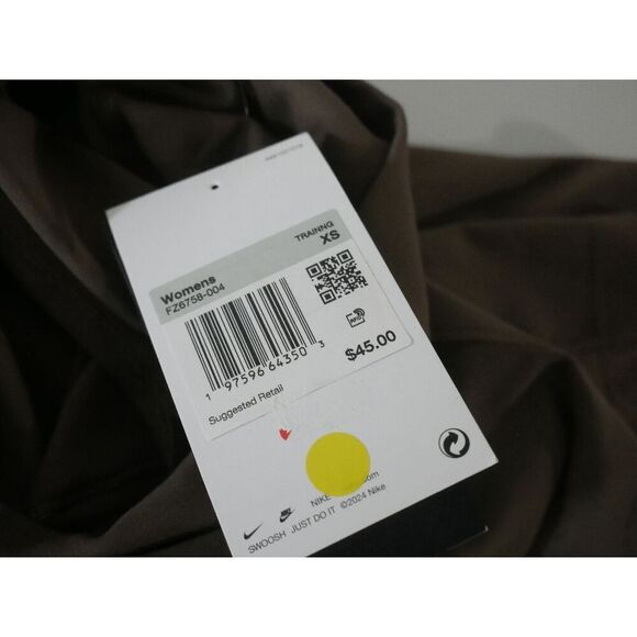 Nike Women's One High-Waisted 8" Biker Shorts With Pockets XS - Picture 7 of 7